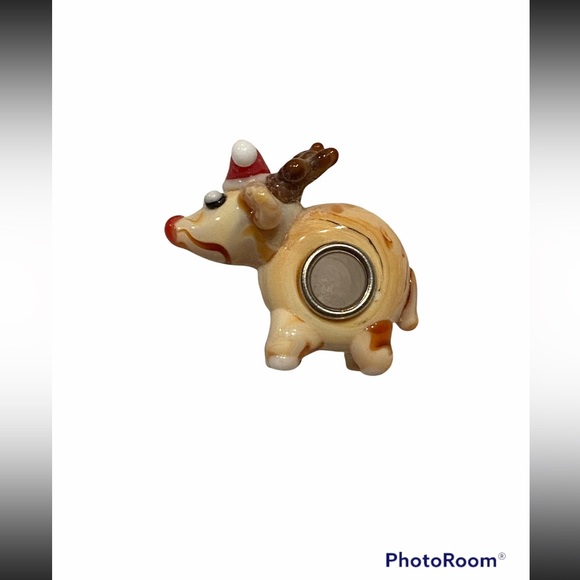 NEW•Murano Glass Reindeer DIY charm - Picture 6 of 8